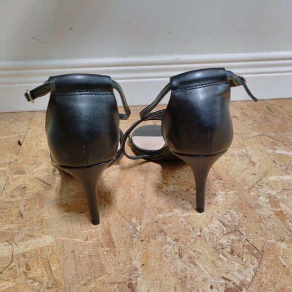 Black Strappy High-Heel Sandals - NWOT - Picture 4 of 7